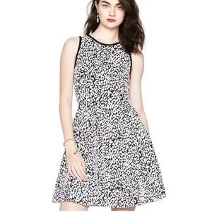 Kate Spade Black and White Patterned Dress